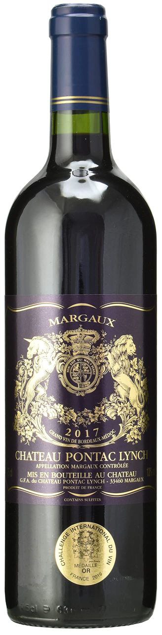 Вино B.Manoux. Шато Понтак Лінч 2017 чер 0,75л 12,5%